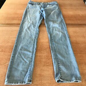 Levi's 312 Shaping Slim Jeans Women 28 Blue Mid Rise Medium Wash Stretch 17590